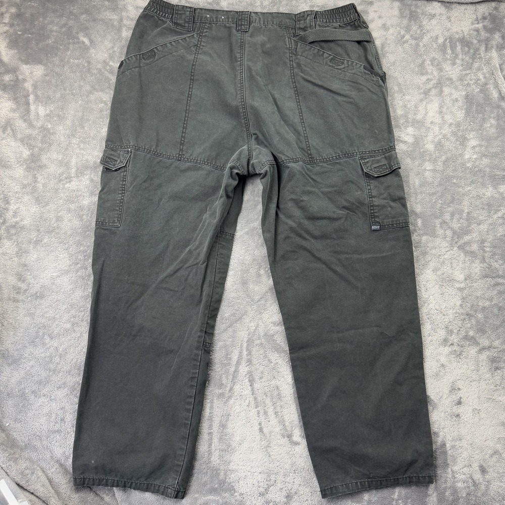 5.11 Tactical Cargo Pants Mens 39x30 Black Cotton Canvas Utility Workwear - Picture 3 of 11